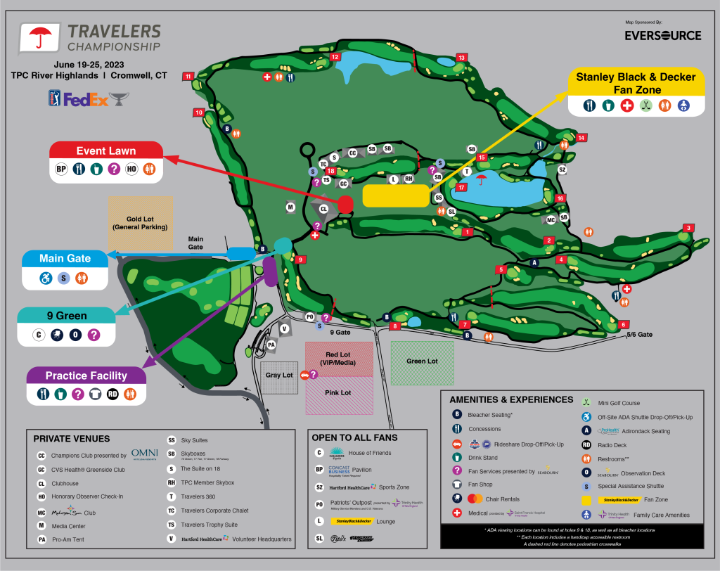 Course Info – Travelers Championship – TPC River Highlands